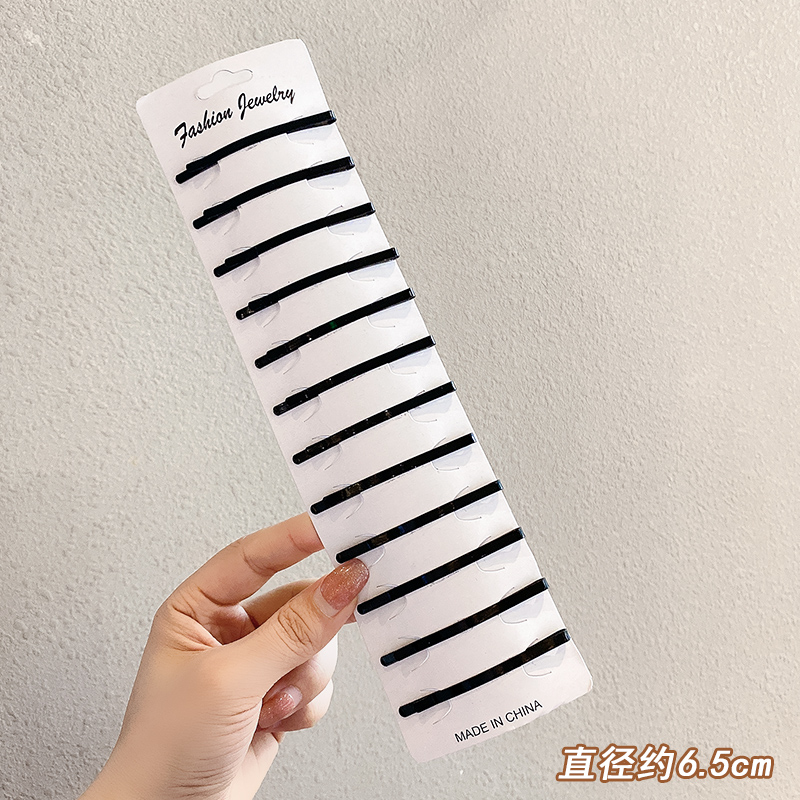 images 42:The black hairpin side Liu Haifa is about a word clip card broken hair clip headdress head pinch head spoon hair
