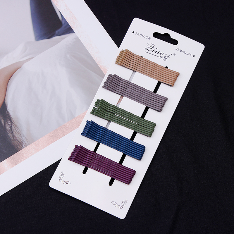 images 9:The Korean version of the color clamps with yao yaw pinnails about a hundred-tat Liu Hai pin girls' card candy side pinnacle