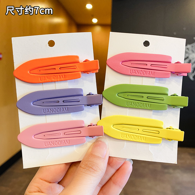 images 44:Color-free hair clip side summer candy bang bang bucket duck mouth pintoon hairpin