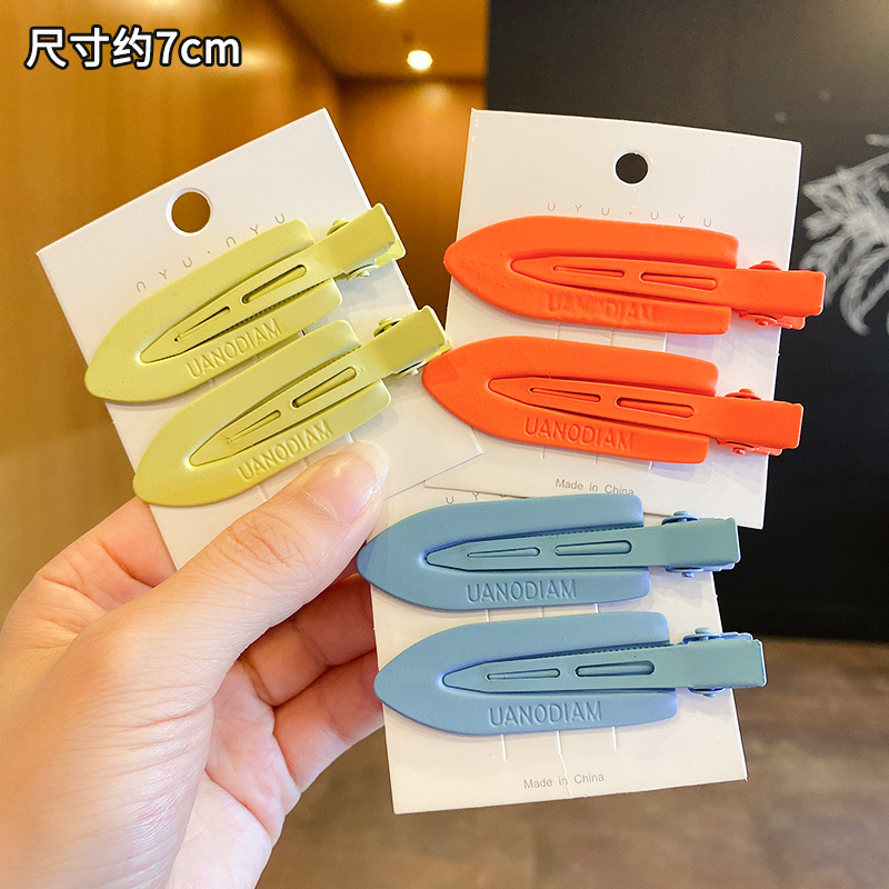 images 43:Color-free hair clip side summer candy bang bang bucket duck mouth pintoon hairpin