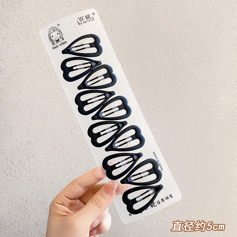 images 48:The black hairpin side Liu Haifa is about a word clip card broken hair clip headdress head pinch head spoon hair
