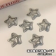 3#Drip Oil Silver Pentagram 6