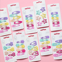 Korean Star clip headdress hairclip back head simple Bangar clip edge clip sweet clip girl top clip