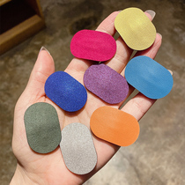 Korean suede hairclip female ins Net red bangs side clip 2020 new bbclip hairpin simple clip headgear