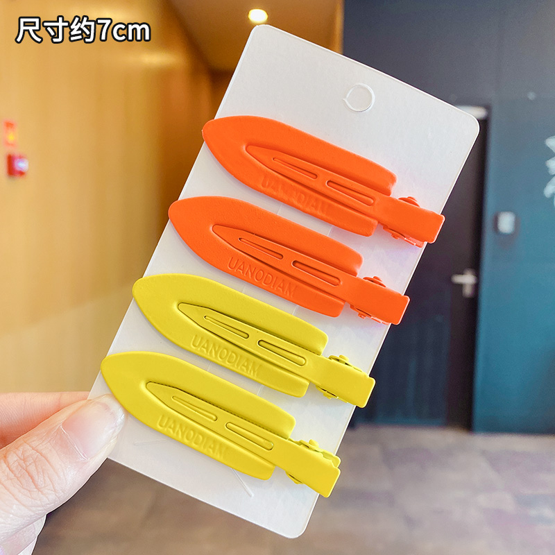images 29:Color-free hair clip side summer candy bang bang bucket duck mouth pintoon hairpin