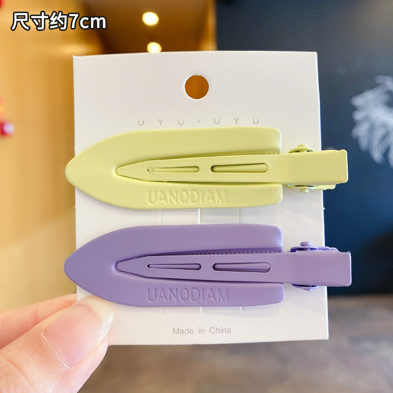 images 16:Color-free hair clip side summer candy bang bang bucket duck mouth pintoon hairpin