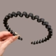 11#u -shape Wave Black Hair Hoop