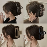 Заколка для волос, большая заколка-крабик, акула, демисезонный аксессуар для волос, коллекция 2023