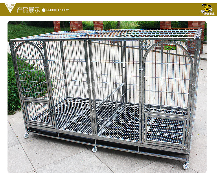 190*98*120 Large dog cage Female dog cage Tibetan Mastiff German shepherd dog cage Special for extra large dogs