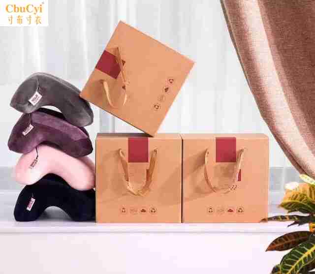 超柔牛奶绒面料 潮流多功能乳胶枕 办公旅游多功能款