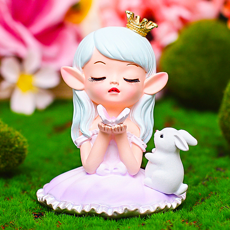 Net Red Princess Angel Birthday Birthday Cake Decorations for Girls Edition Plugins Anne Baby photo props 