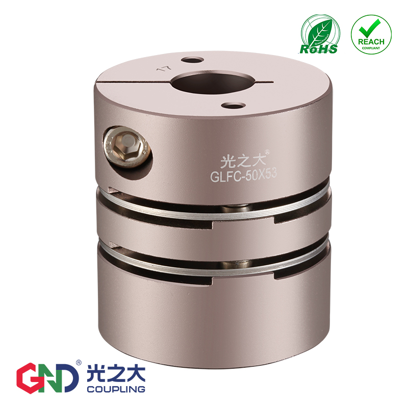 GLFC double diaphragm coupling stepper servo motor ball screw high torque elastic aluminum alloy coupling