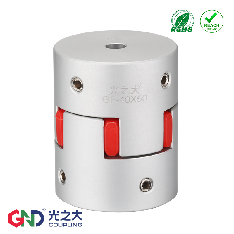 Large shaft coupling GF aluminium alloy transmission plum large torque stepping motor servo motor elastic coupling