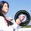 New large bearing kite line wheel Children's adult high-grade silent hand-held wheel Nylon tire spool take-up device