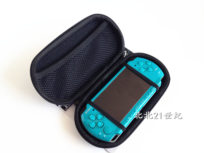 [Double Crown] Gói góc đen PSP1K 2K 3K PSP Gói góc đen PSP Gói bảo vệ PSP Gói góc cứng đen - PSP kết hợp ốp psp