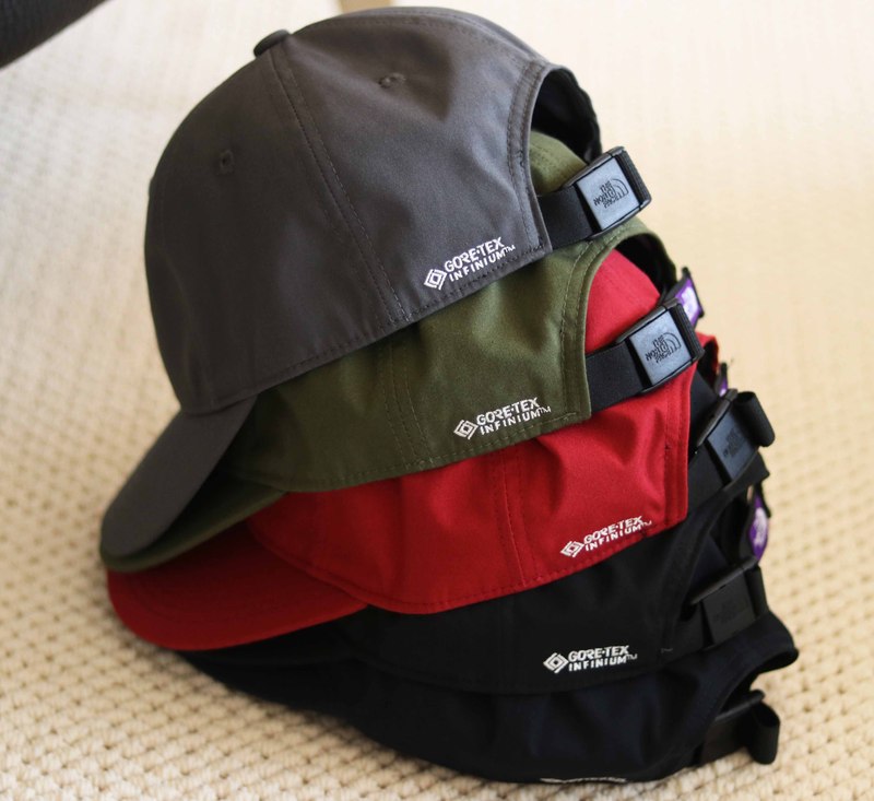 Japanese Purple Label Duckbill Hip-Hop Baseball Cap, Water-Repellent, Highly Breathable, Quick-Drying, Outdoor, Multi-Color, Solid Color, Gore-Tex