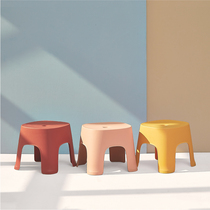 Nordic plastic small stool Childrens low stool Modern simple simple small apartment shoe stool sitting stool square stool