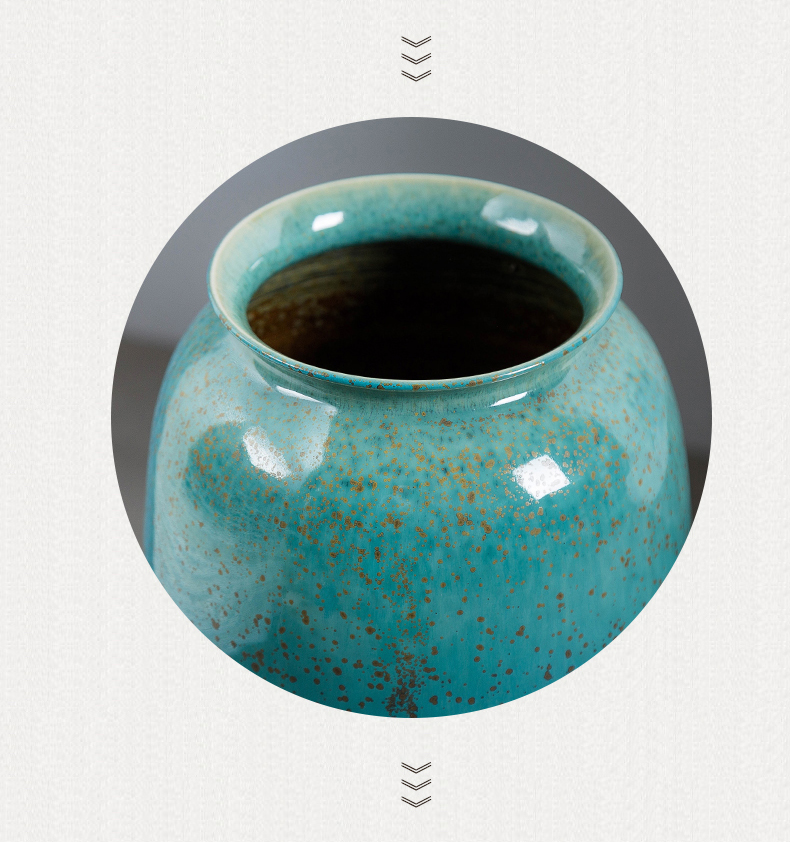 Jingdezhen ground vase large - sized ceramic Chinese style household I and contracted sitting room suit furnishing articles porch flower arranging