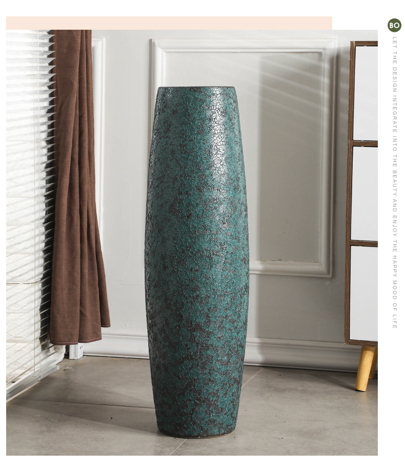 Gagarin ground vase restoring ancient ways American household decoration simulation of large ceramic sitting room adornment flowers in the vase