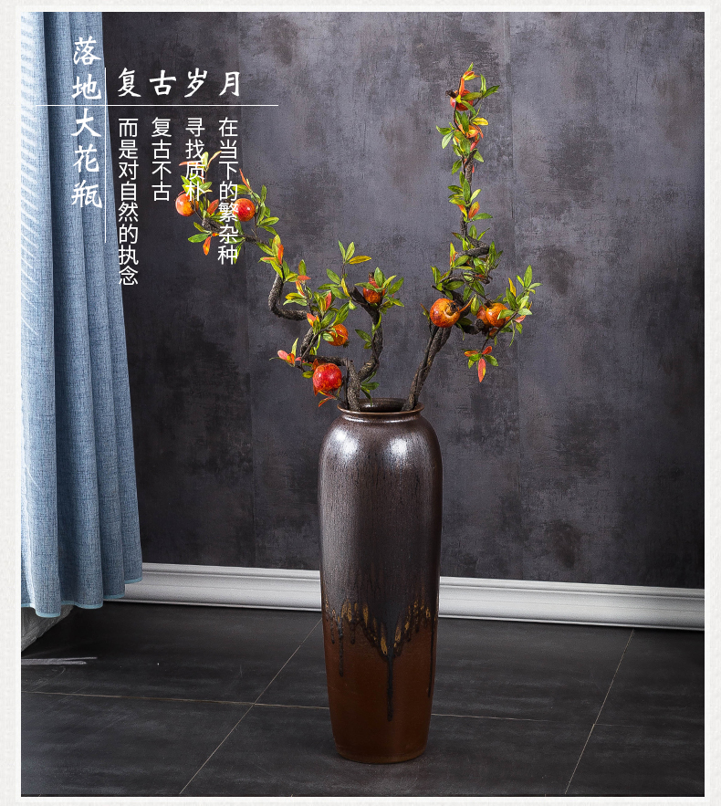 Jingdezhen restoring ancient ways of large vase ceramic home furnishing articles European I and contracted sitting room simulation flower decoration