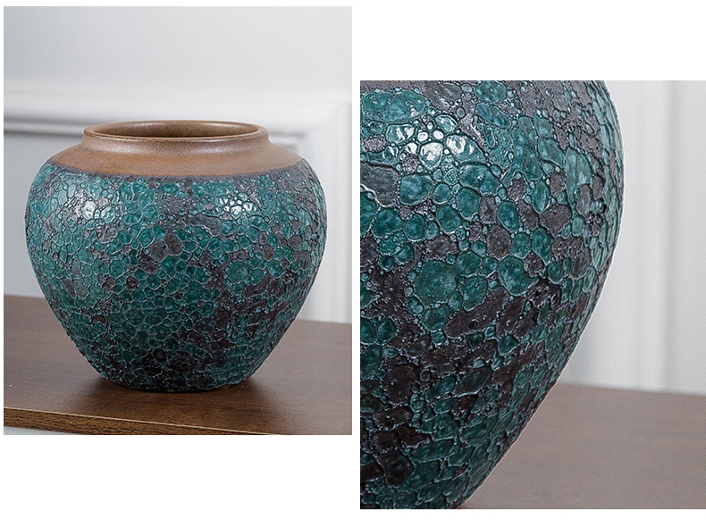 Ancient ceramics vase dried flower vase planting of I and contracted sitting room adornment wine furnishing articles creative flower arranging
