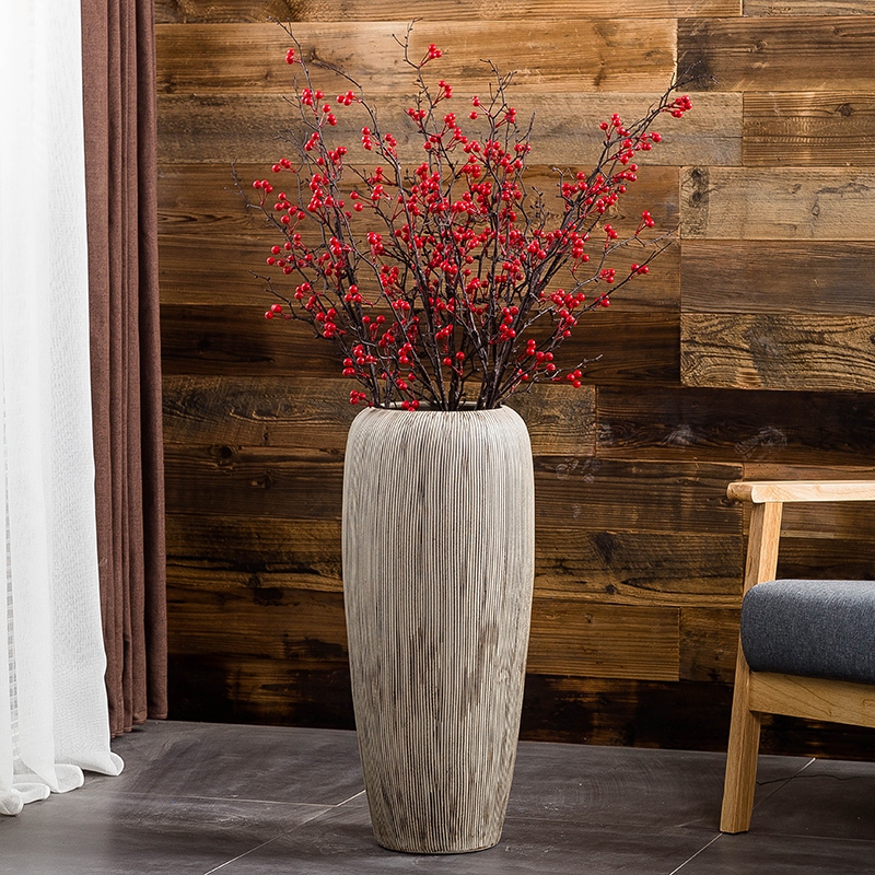 Gagarin ceramic vases, large living room dry flower arranging flowers floor European modern creative furnishing articles