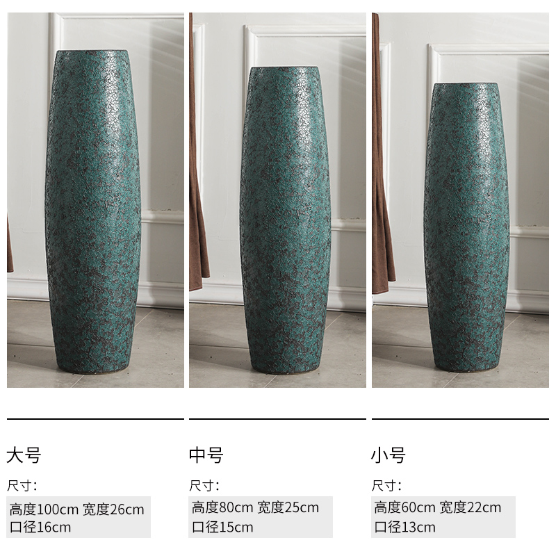 Gagarin ground vase restoring ancient ways American household decoration simulation of large ceramic sitting room adornment flowers in the vase