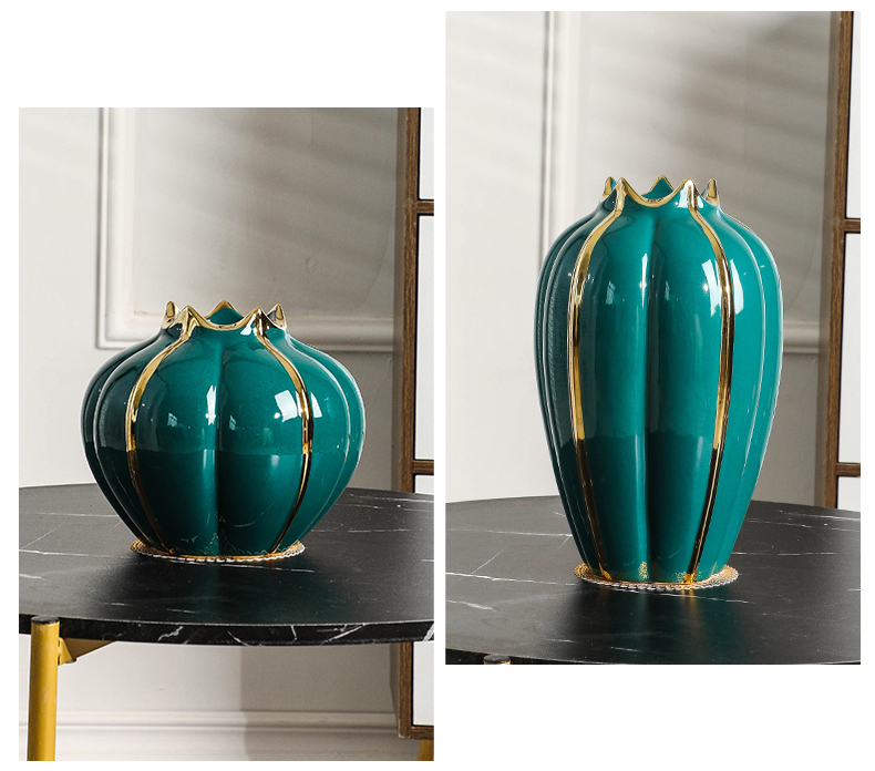 Gagarin jingdezhen ceramic vase desktop decoration floral suit I and contracted sitting room porch ark, furnishing articles