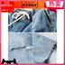 Loose-fitting quần jean lỗ 2020 mùa hè của phụ nữ và mùa thu mới eo chương trình cao mỏng eo mỏng eo lỏng 100 chín điểm Harlan quần 