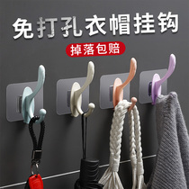 Adhesive hook strong viscose coat hook door rear non-perforated bathroom wall Wall Wall clothes Creative clothes hook suction cup hook