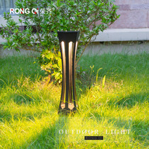 Outdoor lawn lamp simple modern floor lamp waterproof courtyard landscape Lamp Community Garden street lamp outdoor straw lamp