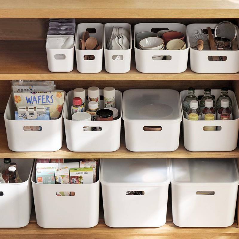 Japanese-Style Portable Storage Box Kitchen Cabinet Storage Basket Storage Bin with Lid Toy Snack Miscellaneous Storage Organizer Box Japanese-Style Portable Storage Box Kitchen Cabinet Storage Basket Storage Bin with Lid Toy Snack Miscellaneous Storage Organizer Box