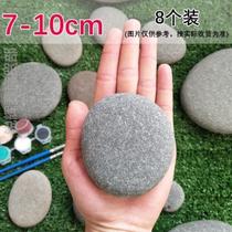 Handmade stone painting natural stone painting pebbles painted cobblestone painting art kindergarten courtyard