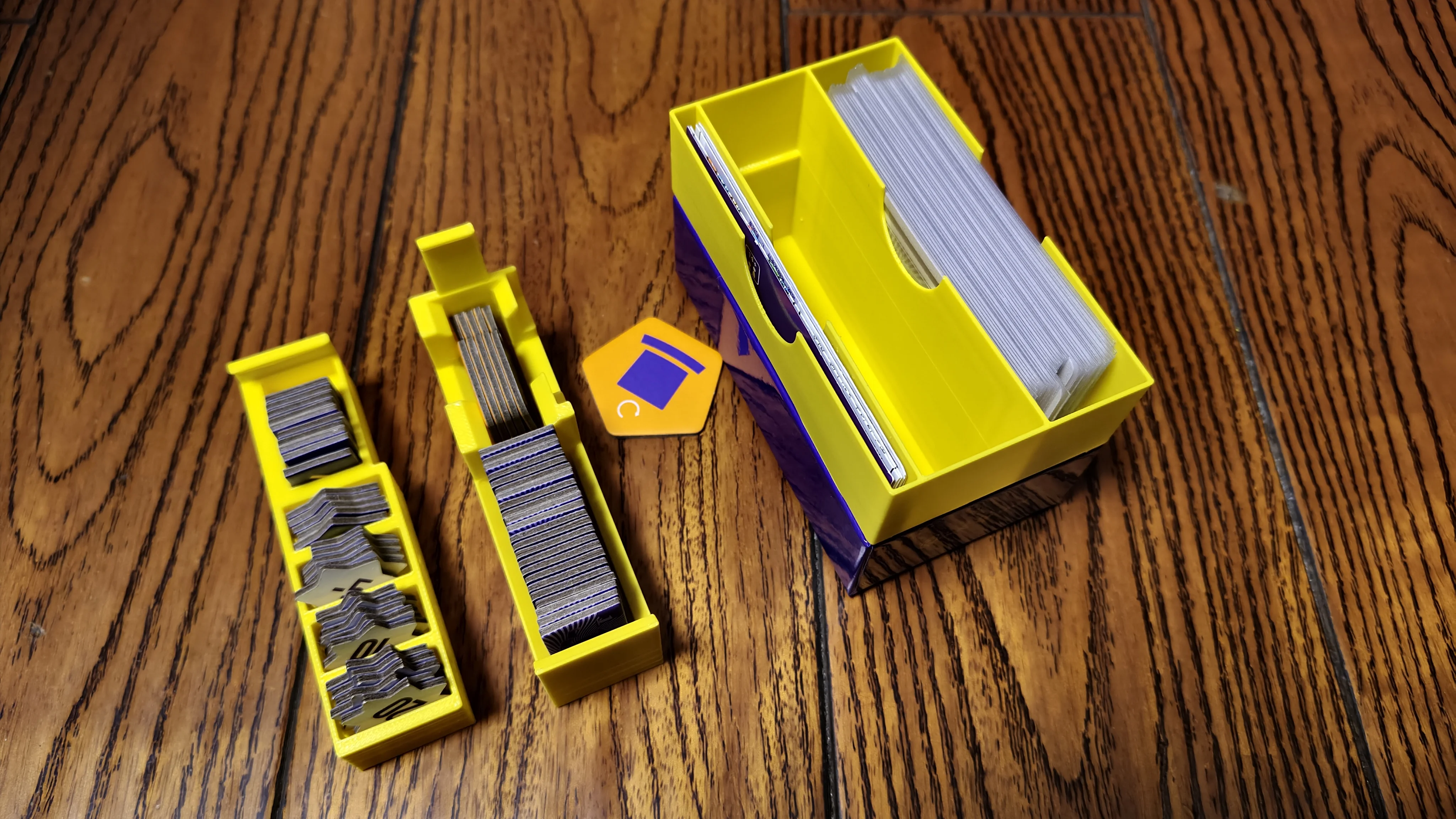 Storage system, storage box, board game accessories, 3D printing
