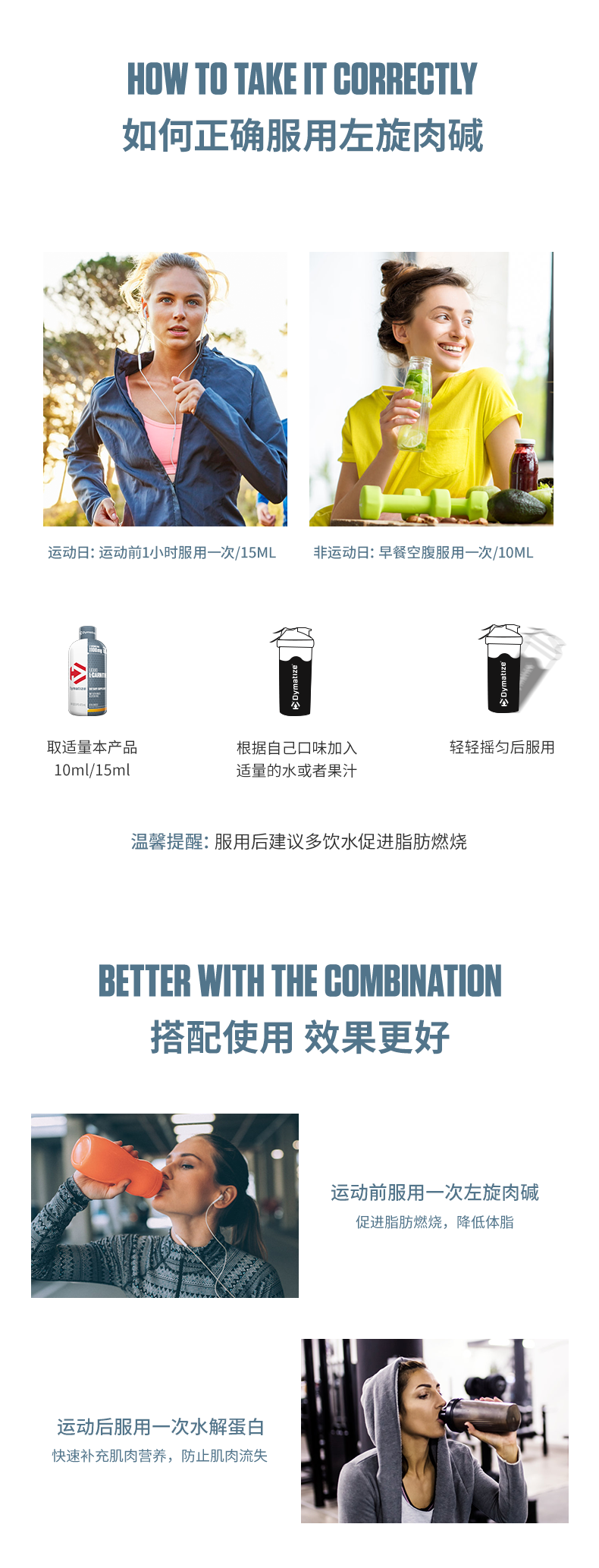 美国 Dymatize 左旋肉碱 10万液体左旋 473ml 图4
