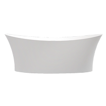 Travel acrylic ingot-shaped bathtub home independent small apartment hotel B&B high-end bathtub
