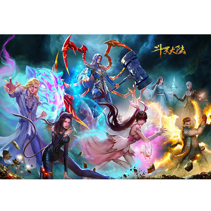 The Fighting Roo Continent Puzzle 1000 300 300 pieces 500 Little dance Tang Three children Students decompress and smother toy presents 