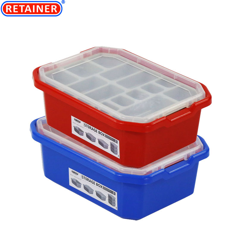Rimeo Rio RETAINER LEGO LEGO BUILDING BLOCK TOY PARTS STORAGE BOX CLASSIFICATION BOX MULTI PLAID SORTING BOX