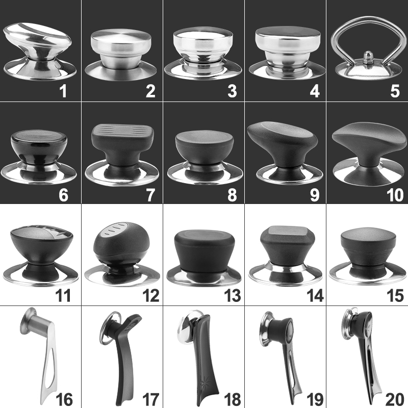 Suitable for Zwilling anti-scalding pot handle pot cover head pot cover top cap accessories can stand anti-scalding handle pot accessories