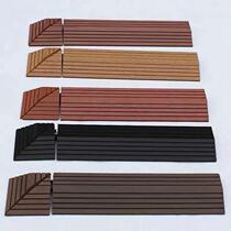Pineapple grid anticorrosive wood splicing floor edge strip self-splicing outdoor indoor household balcony Outdoor