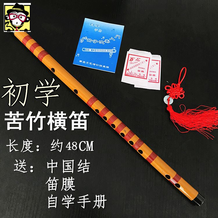 Xiao Di Dizi Children's wooden flute flute musical instrument Piccolo musical instrument Girl self-study portable zero-based small beginner