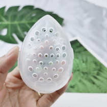 Box with beauty egg portable with sponge egg makeup egg box shell beauty egg box storage and breathable
