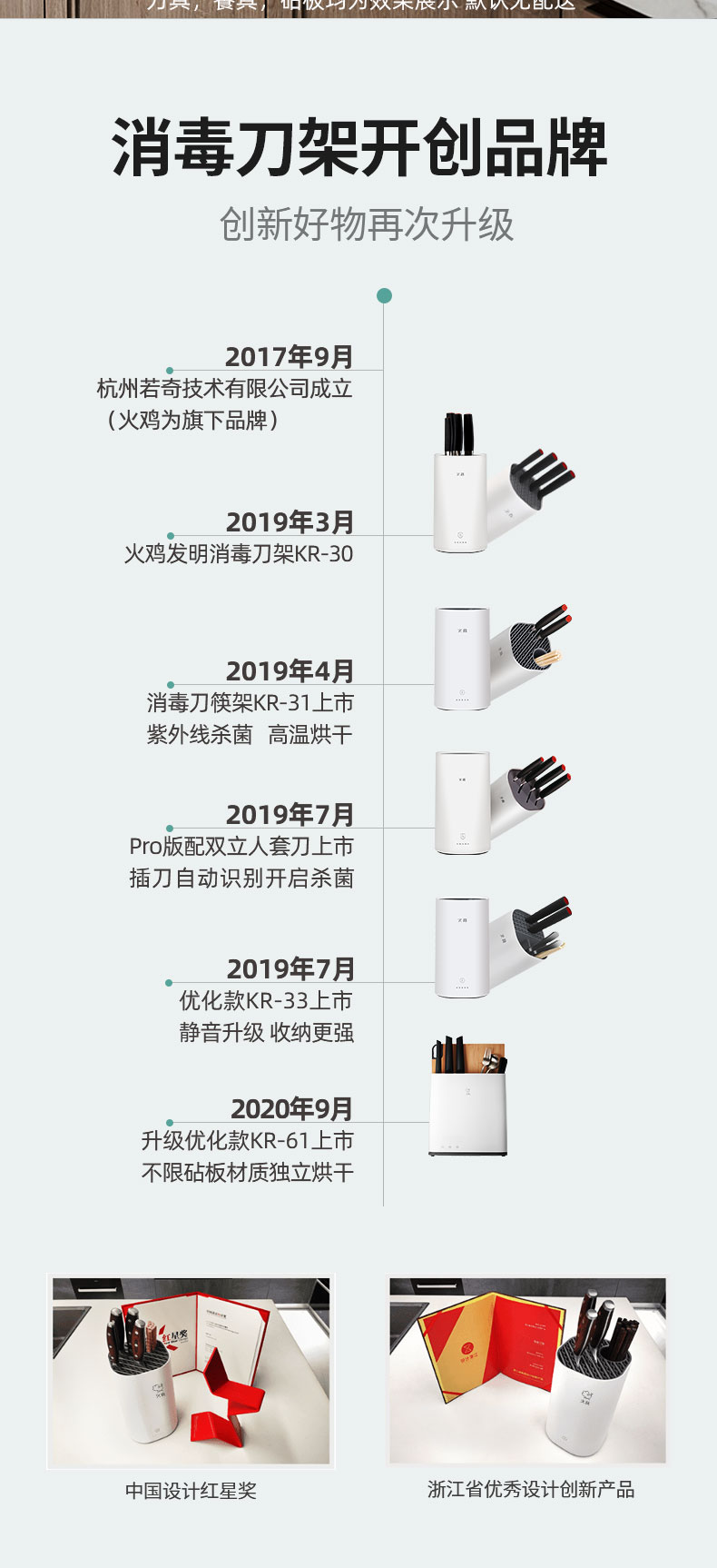老板旗下高端品牌 火鸡 紫外线烘干消毒机 升级双热源 可烘菜板 图2