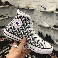 Hàn Quốc mua Converse Converse ALL STAR cao để giúp màu sắc phù hợp với giày vải thông thường 552907C giày nam thể thao