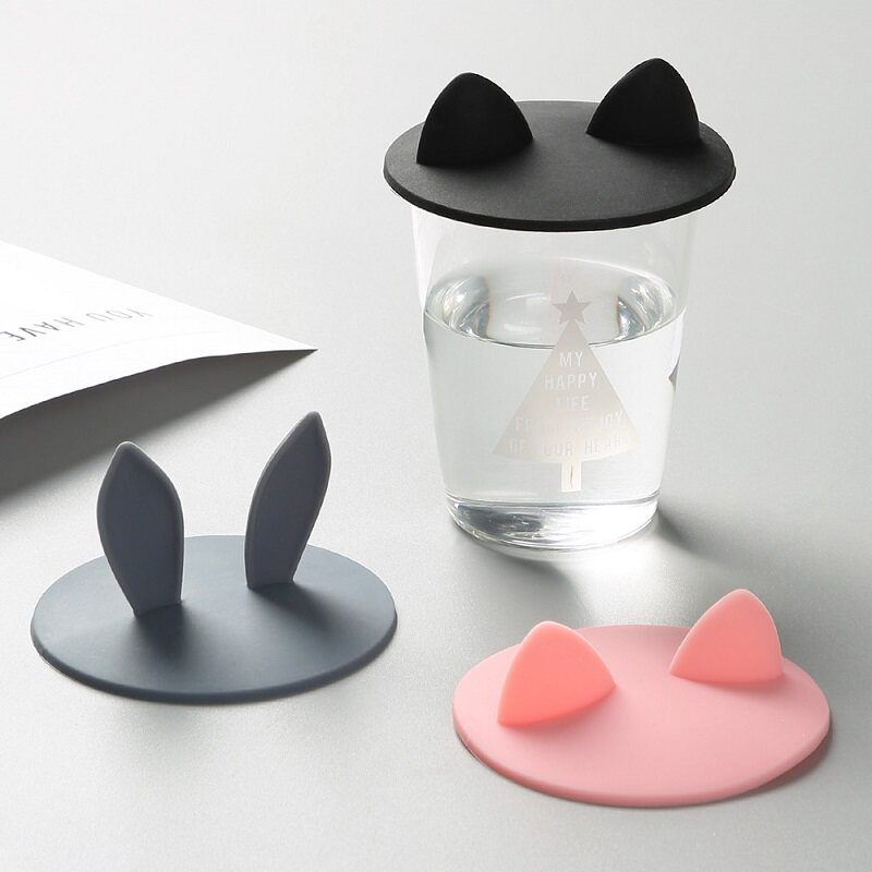 Food grade silicone cup lid universal with lid glass cup lid mug lid accessories cup lid single sale cup lid