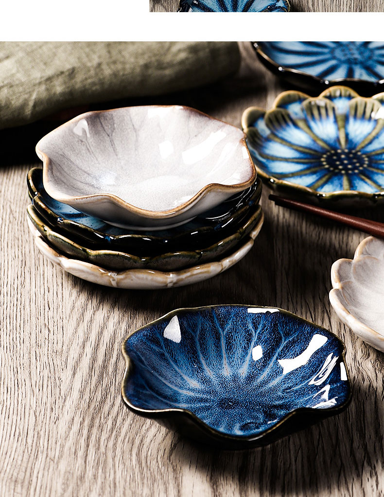 Japanese up household creative small dishes flavor dish dip dish of sauce vinegar disc ceramic dish dish snack plate
