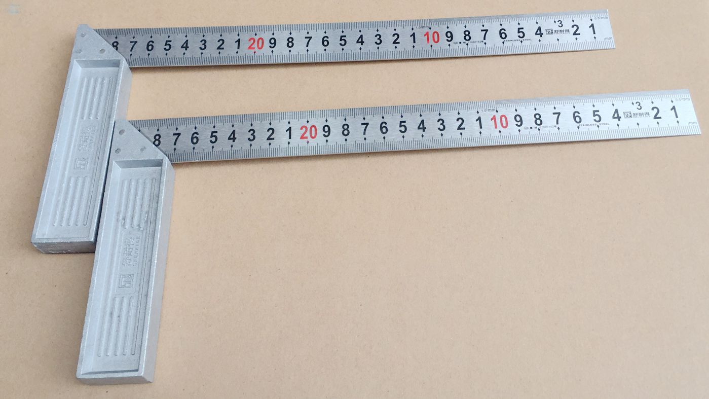 30CM angle ruler aluminum alloy angle ruler turn ruler steel ruler measuring ruler woodworking stainless steel angle ruler
