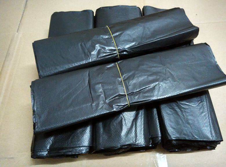 Vest garbage bag portable black common type kitchen office garbage cleaning plastic plastic bag
