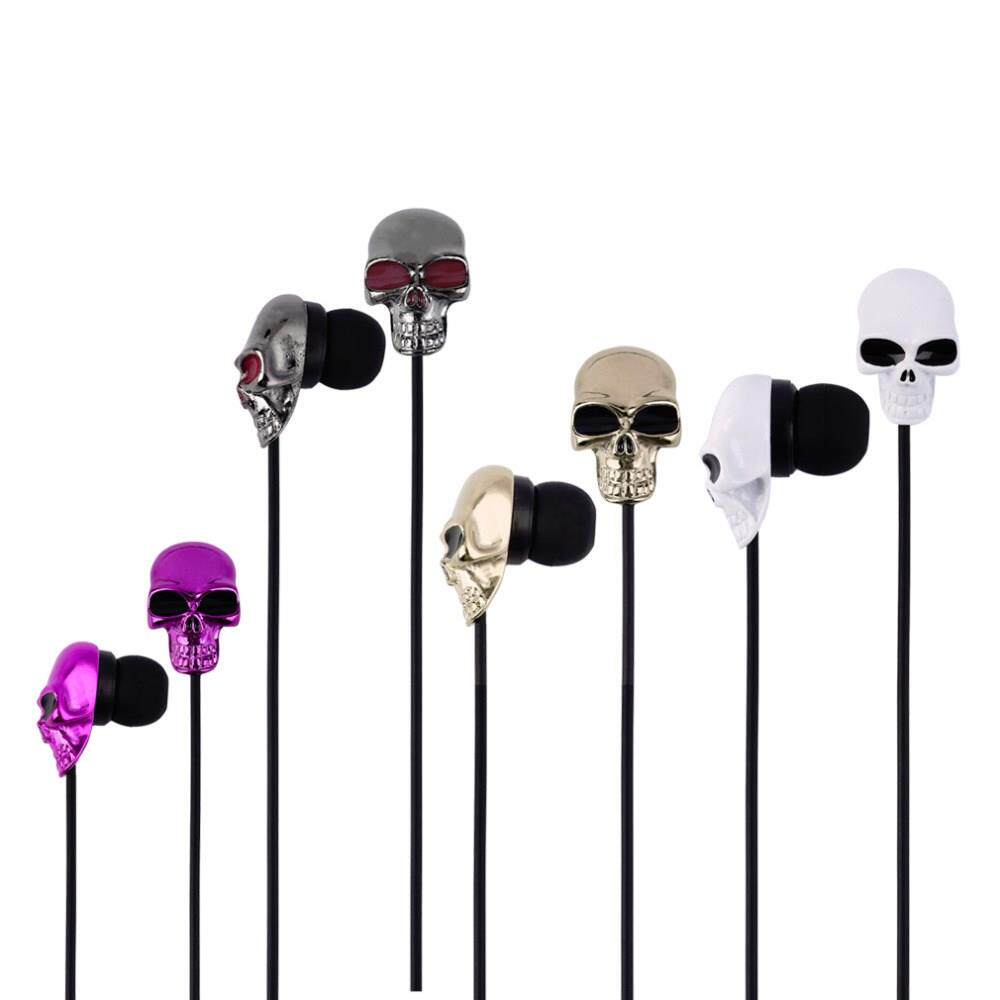 new cool skull soteo earbud earphones for mp3 4 smartphone