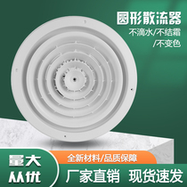 New air vent ABS circular diffuser rotary diffusion vent ventilation central air conditioning outlet louvers